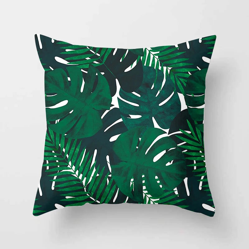 Kiki's Cactus Monstera Pillow Covers - Fresh Botanical Home Decor
