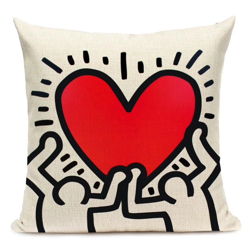 Top Art Colorful Abstract Decorative Pillowcases - Vibrant Home Decor