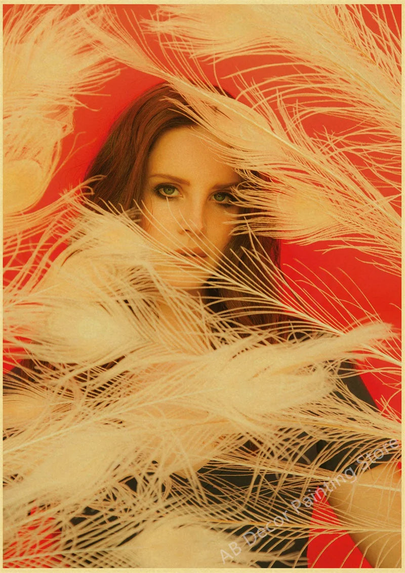 Lana Del Rey Retro Posters | Vintage Mood Enhancer