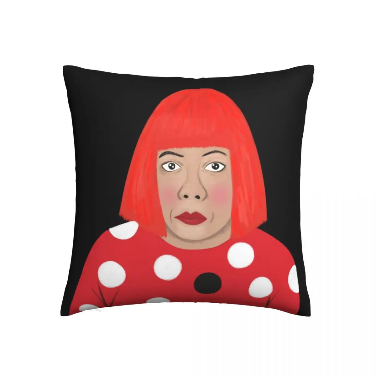 Yayoi Kusama Art Abstract Pumpkin Polka Pop Pillows