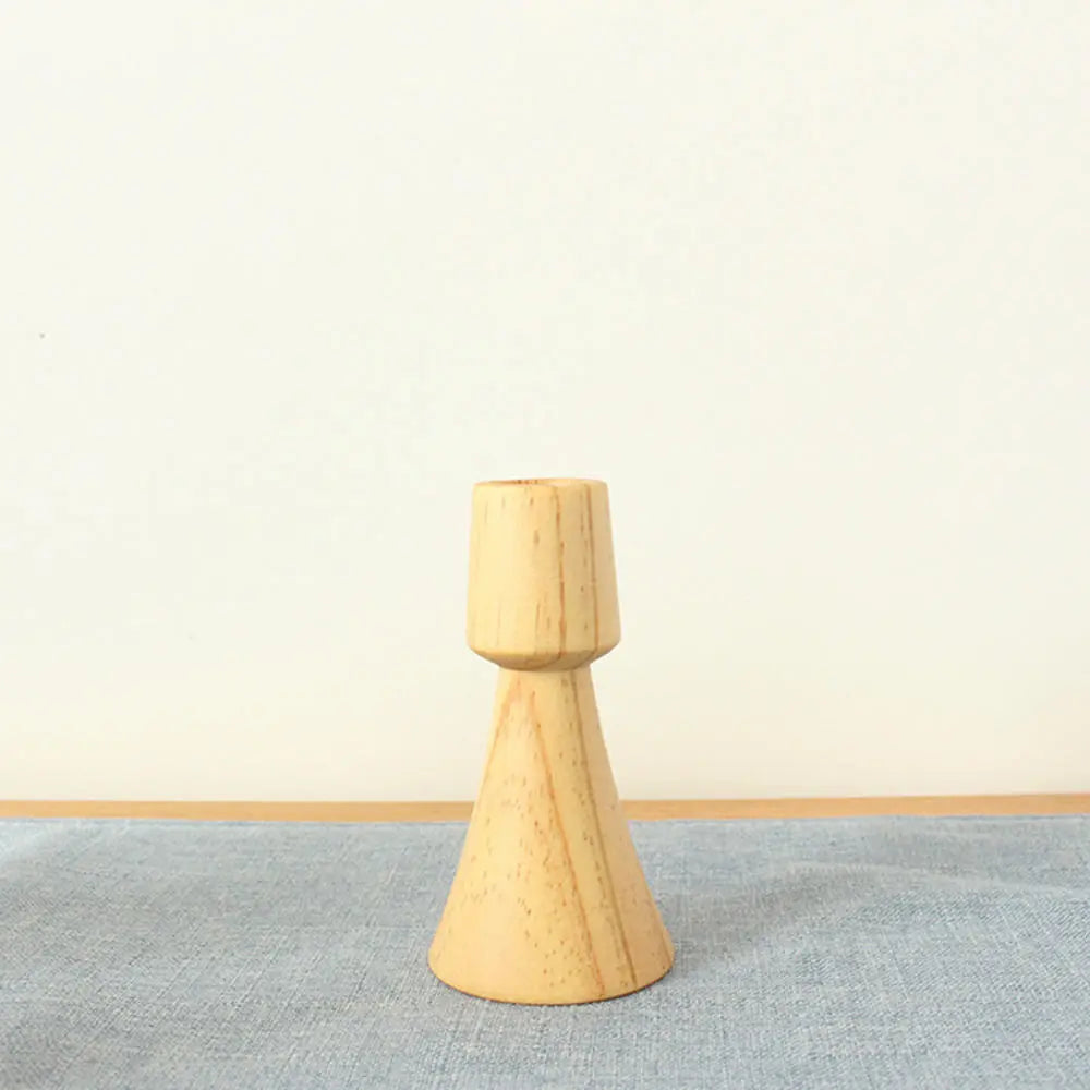 Larry's Raw Wooden Candle Holders - Rustic & Natural Home Decor