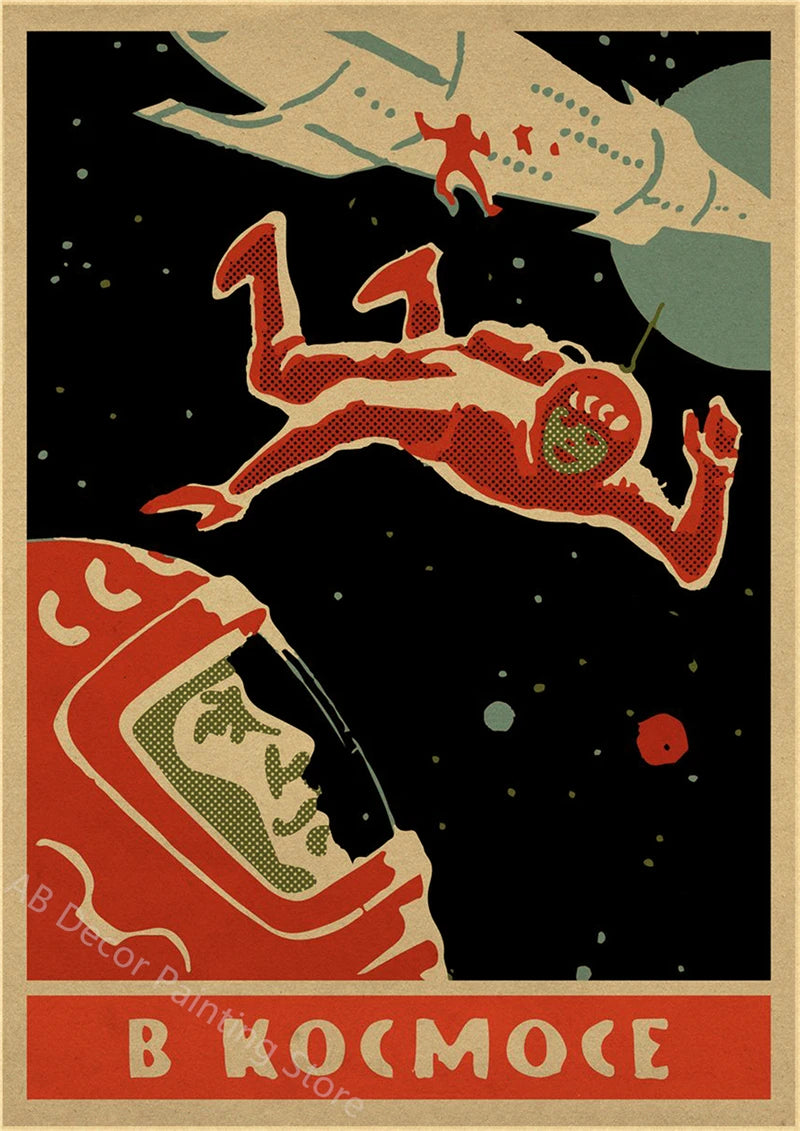 Buzz's Retro Space Travel Posters – Planets and Universe