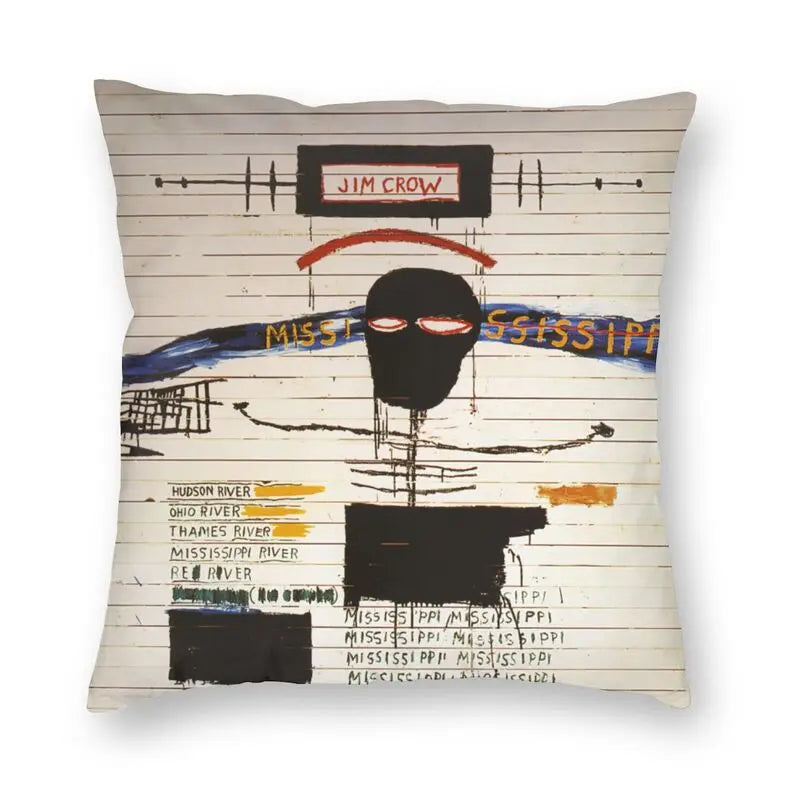 Gigi's Street Pop Art Graffiti Pillow - Bold Urban Decor Accent