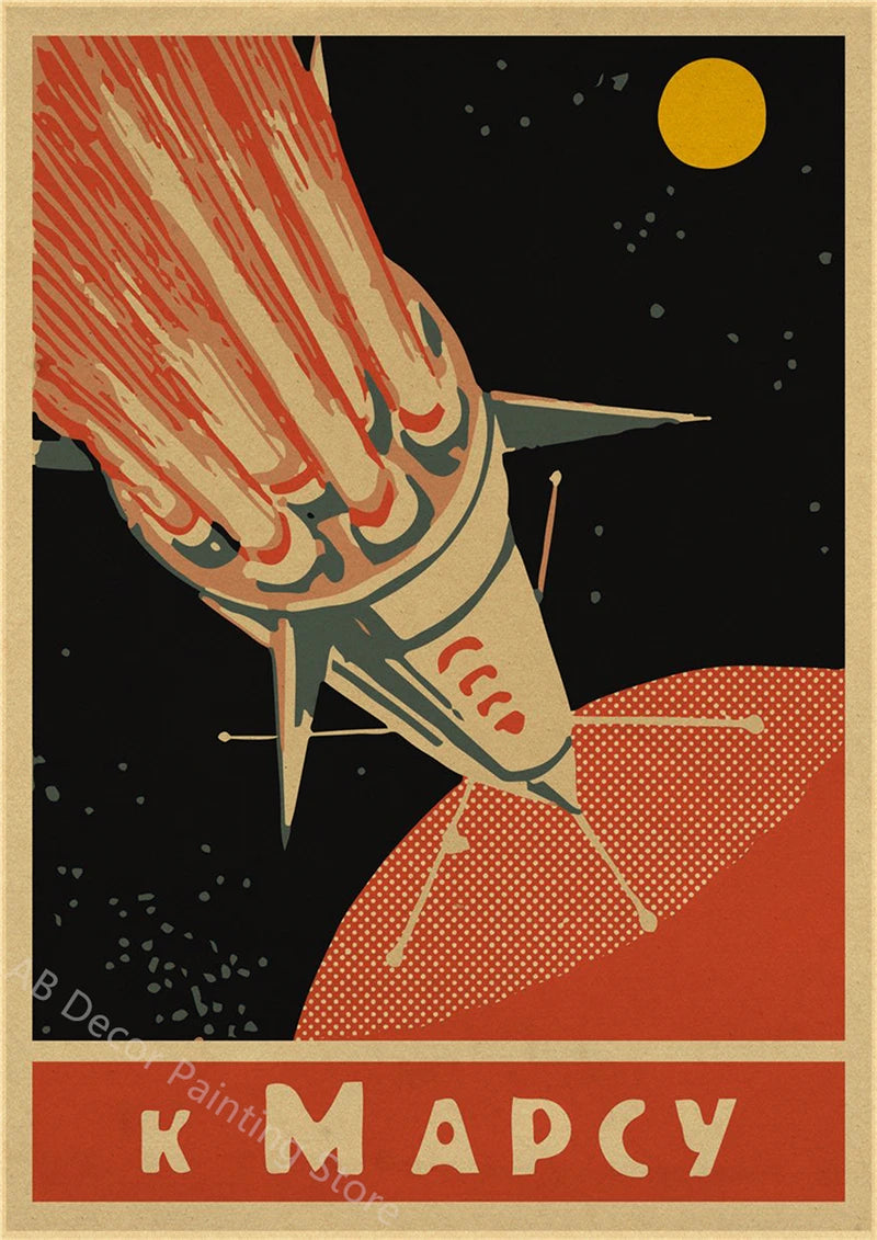 Buzz's Retro Space Travel Posters – Planets and Universe