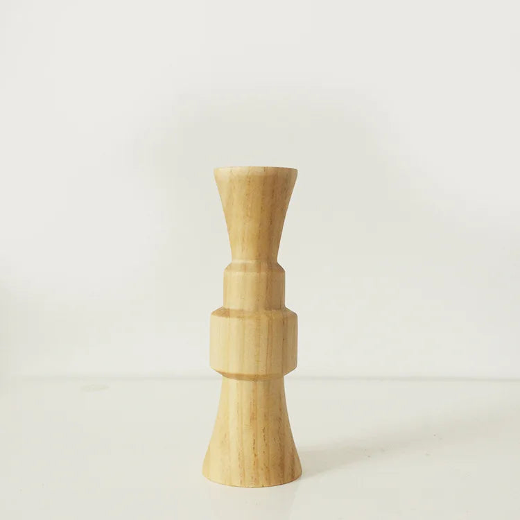 Mickey's Wooden Candle Holders