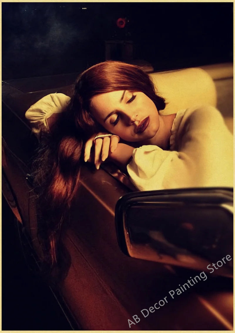 Lana Del Rey Retro Posters | Vintage Mood Enhancer