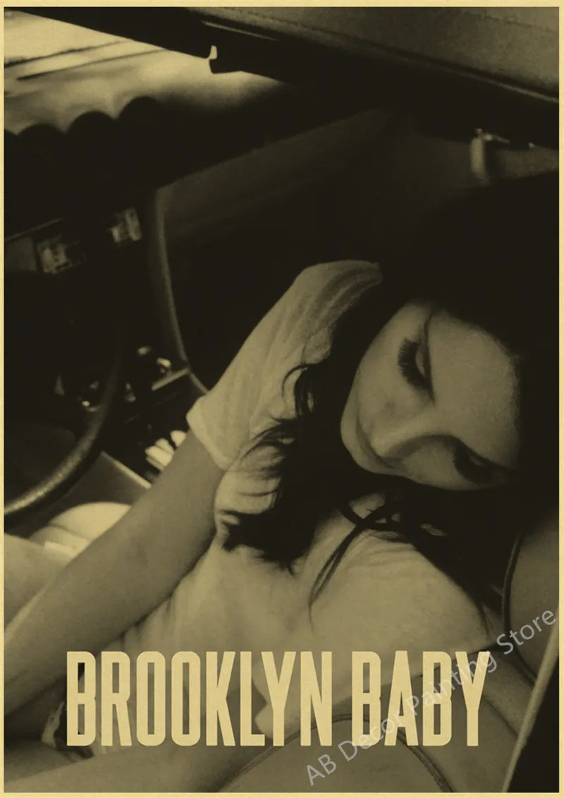 Lana Del Rey Retro Posters | Vintage Mood Enhancer