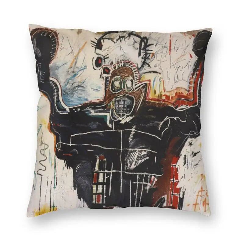 Gigi's Street Pop Art Graffiti Pillow - Bold Urban Decor Accent