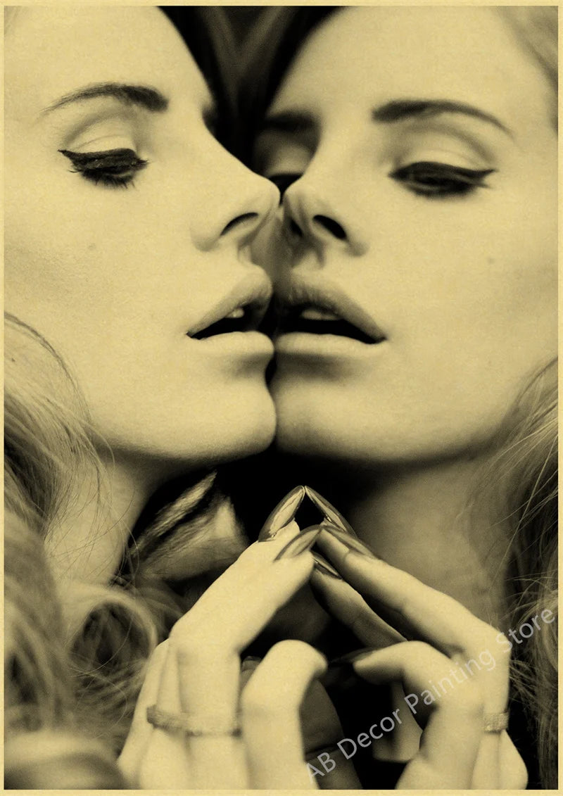 Lana Del Rey Retro Posters | Vintage Mood Enhancer