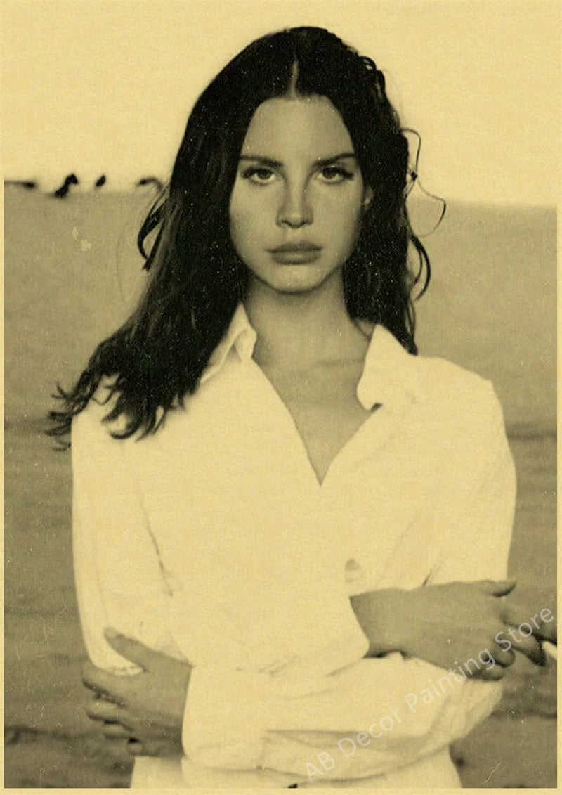 Lana Del Rey Retro Posters | Vintage Mood Enhancer