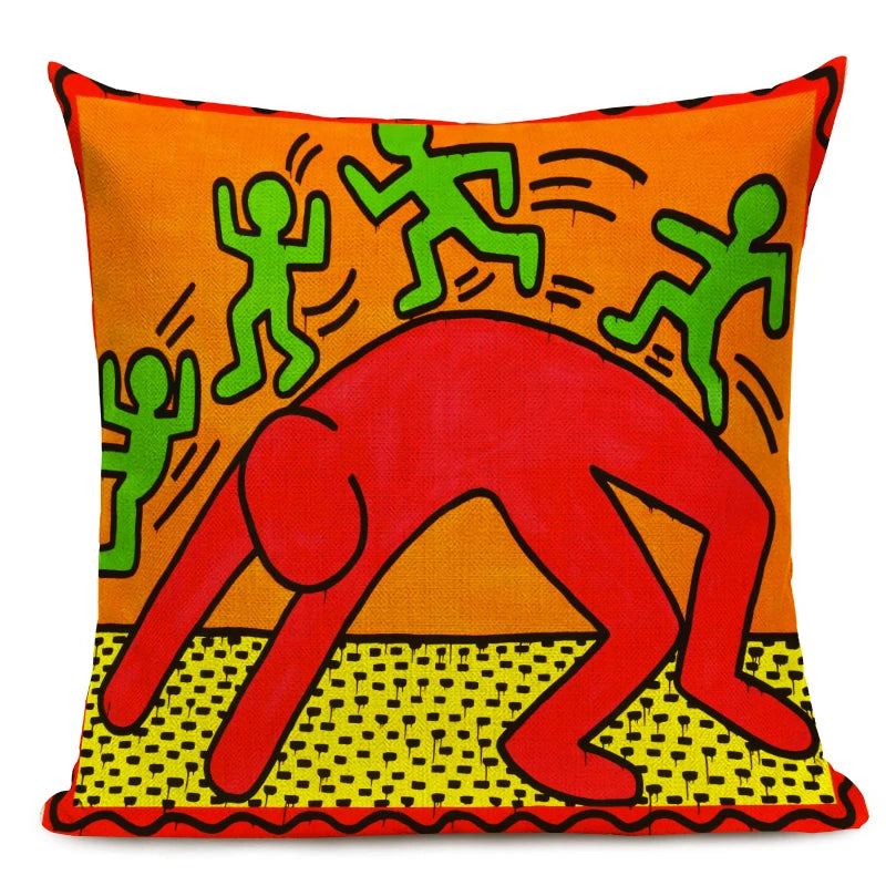 Top Art Colorful Abstract Decorative Pillowcases - Vibrant Home Decor