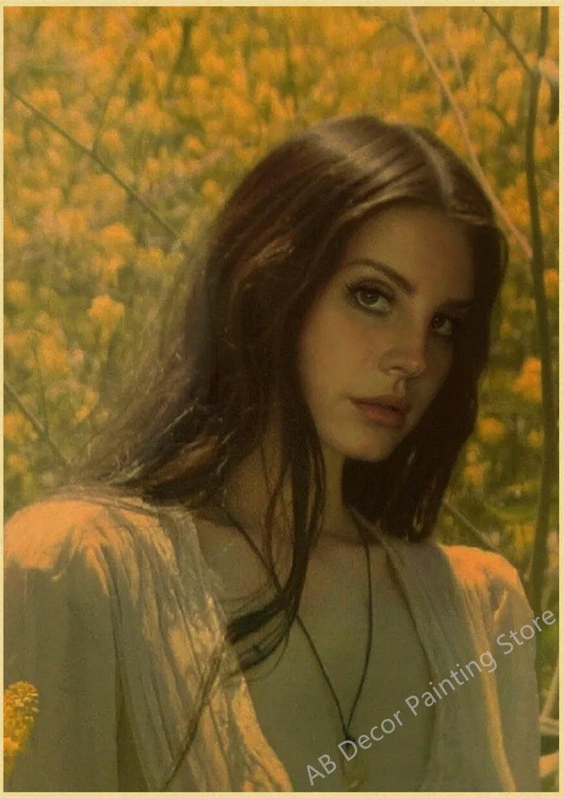 Lana Del Rey Retro Posters | Vintage Mood Enhancer