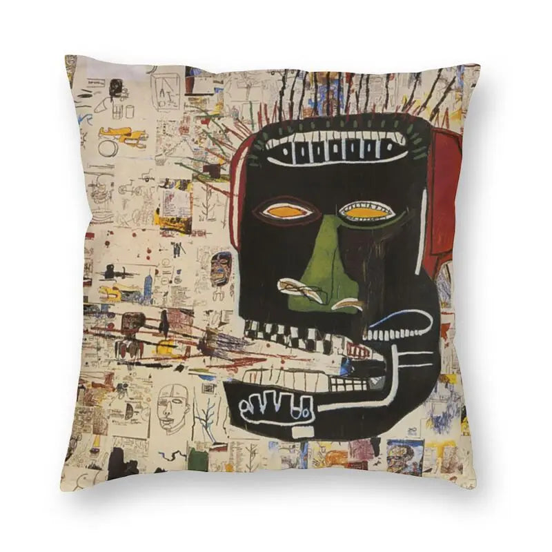 Gigi's Street Pop Art Graffiti Pillow - Bold Urban Decor Accent