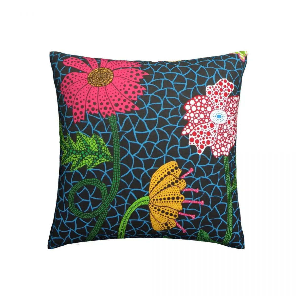 Yayoi Kusama Art Abstract Pumpkin Polka Pop Pillows