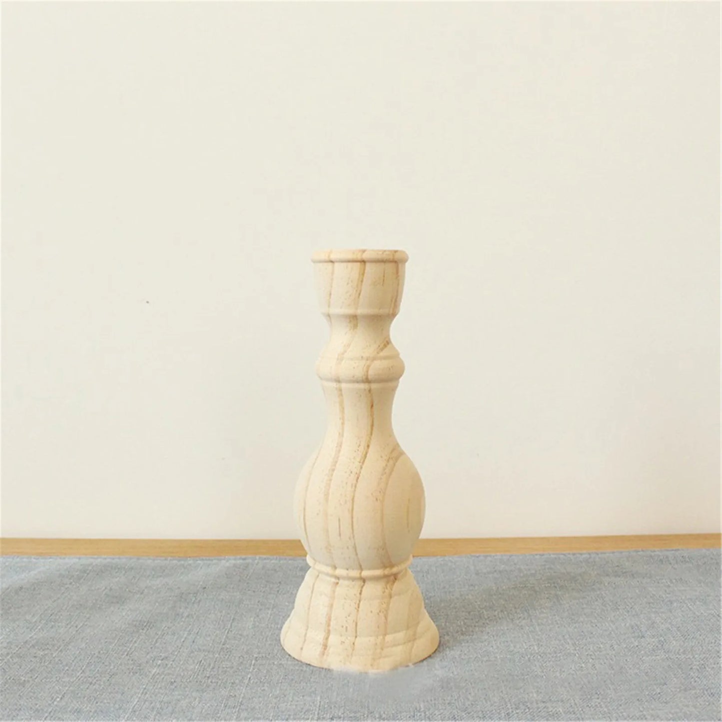 Larry's Raw Wooden Candle Holders - Rustic & Natural Home Decor