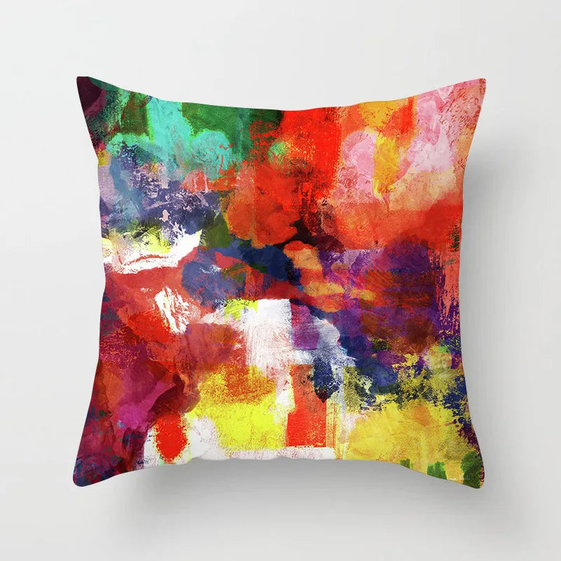 Nora's Nordic Abstract Oil Painting Pillow Covers - Scandinavian Home Decor