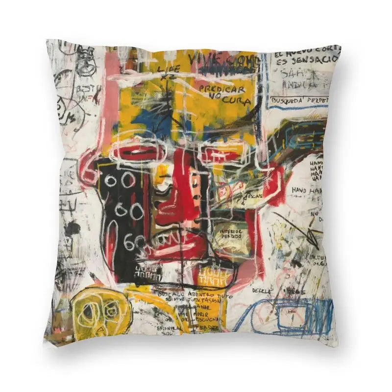 Gigi's Street Pop Art Graffiti Pillow - Bold Urban Decor Accent