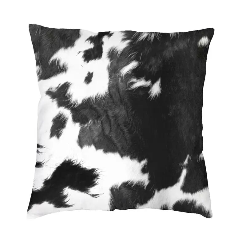 Celia's Cowhide Texture Pillow - Stylish and Unique Home Decor