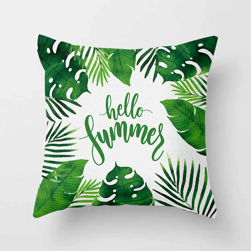 Kiki's Cactus Monstera Pillow Covers - Fresh Botanical Home Decor