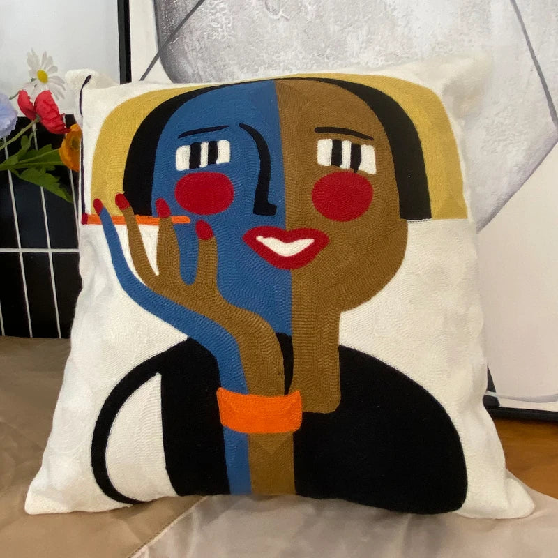 Petra's Picasso Pillow Collection - Modern Art Pillows for Home Decor