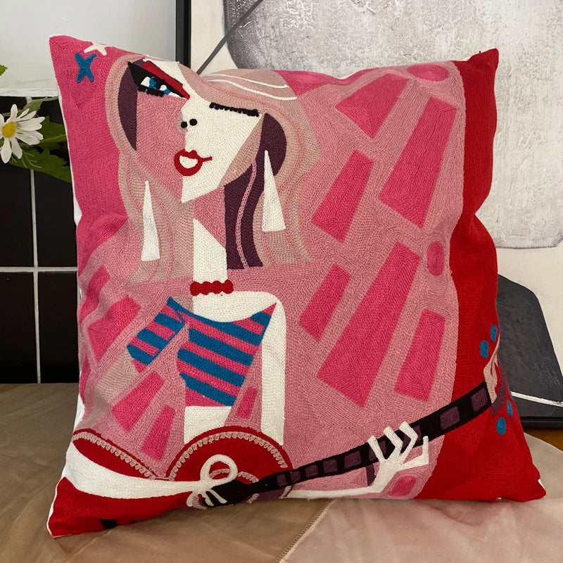 Petra's Picasso Pillow Collection - Modern Art Pillows for Home Decor