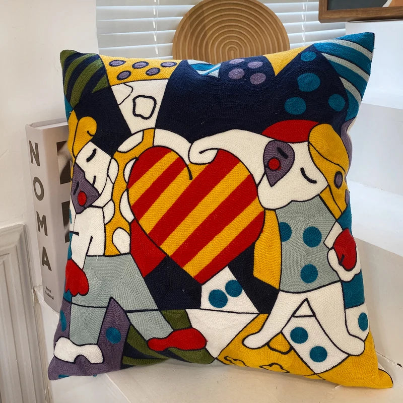 Petra's Picasso Pillow Collection - Modern Art Pillows for Home Decor