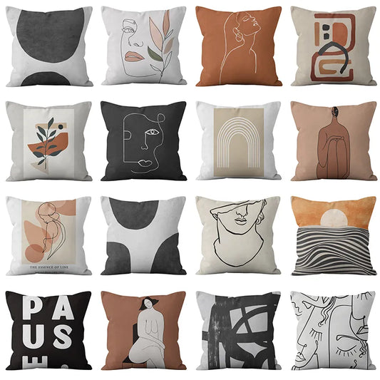 Mia's Abstract Pillow Collection