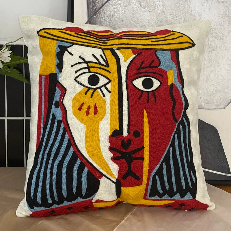 Petra's Picasso Pillow Collection - Modern Art Pillows for Home Decor