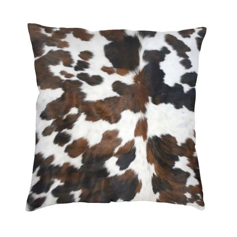 Celia's Cowhide Texture Pillow - Stylish and Unique Home Decor