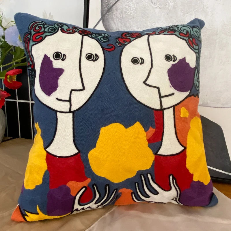 Petra's Picasso Pillow Collection - Modern Art Pillows for Home Decor