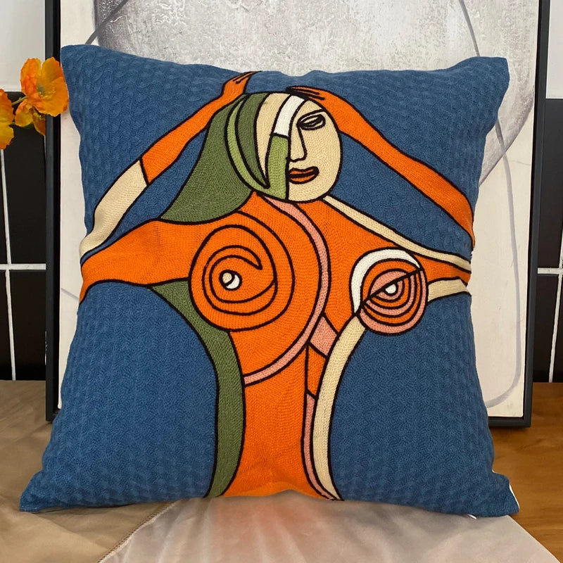 Petra's Picasso Pillow Collection - Modern Art Pillows for Home Decor