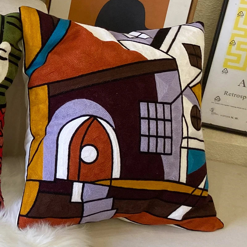 Petra's Picasso Pillow Collection - Modern Art Pillows for Home Decor