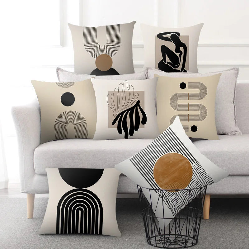 Kelly Modern Abstract Pillows for Modern Spaces