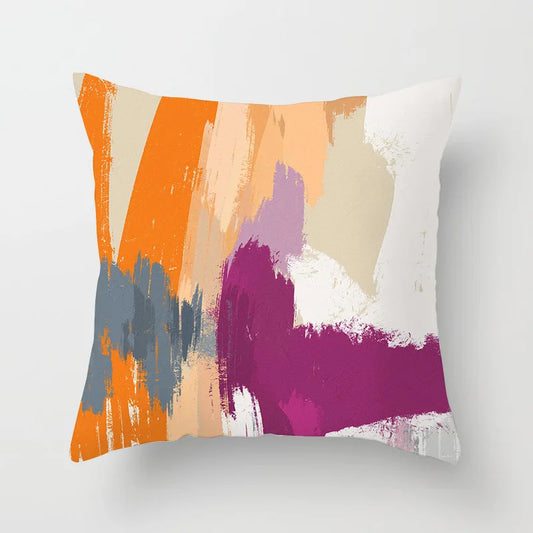 Nora's Nordic Abstract Oil Painting Pillow Covers - Scandinavian Home Decor