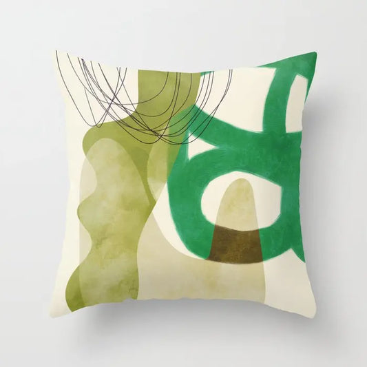 Mandi's Abstract Goddess Pillow Collection - Modern Art-Inspired Decor