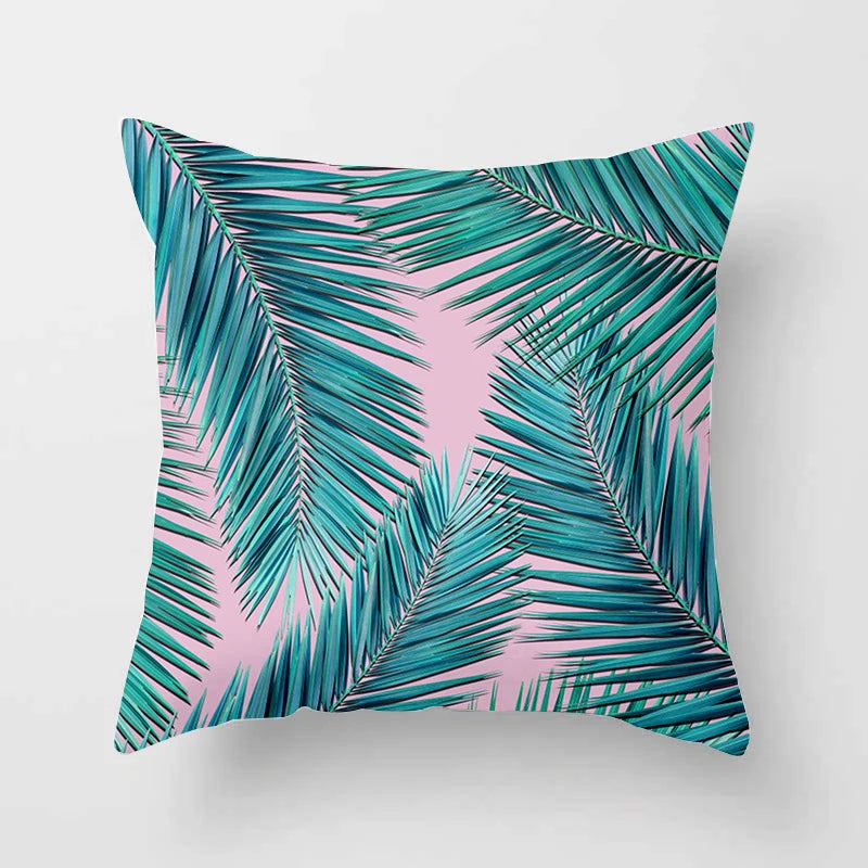 Kiki's Cactus Monstera Pillow Covers - Fresh Botanical Home Decor