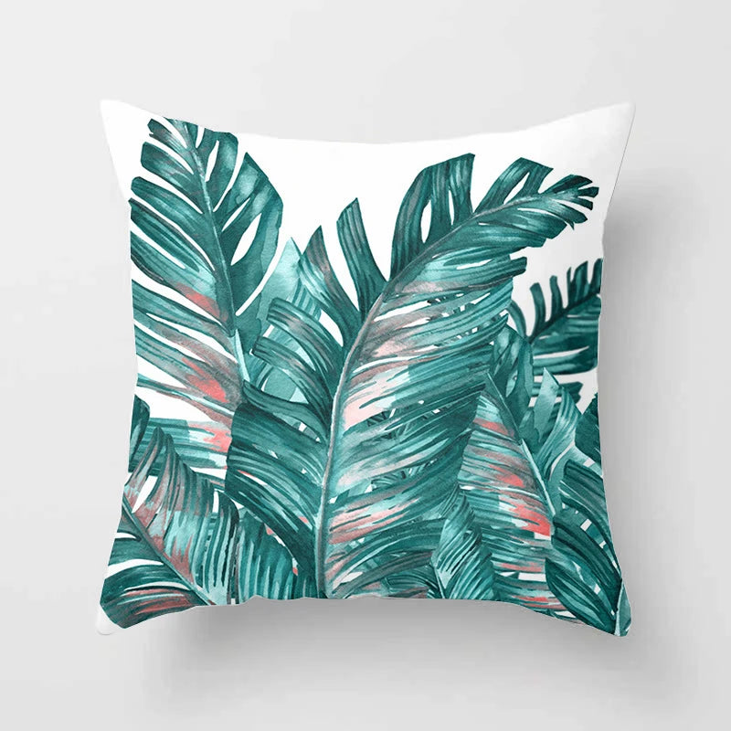 Kiki's Cactus Monstera Pillow Covers - Fresh Botanical Home Decor